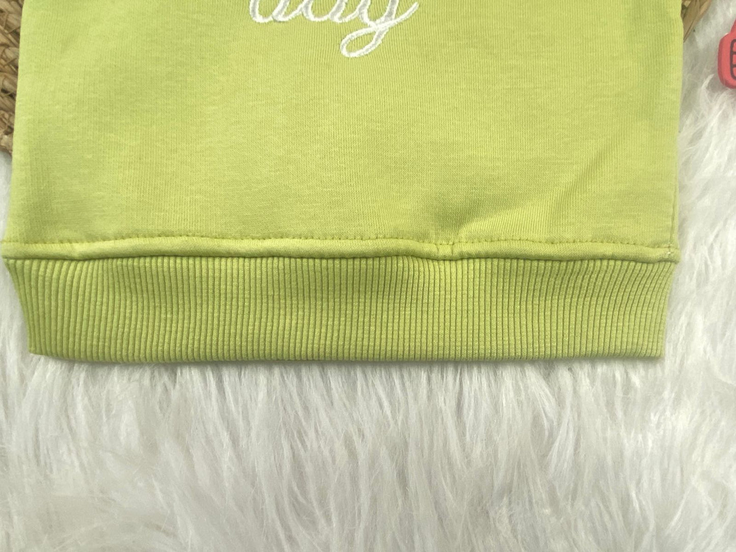 طقم شتوي ميلتون بناتي مكون من قطعتين مبطن من الداخل good day🩷🤍