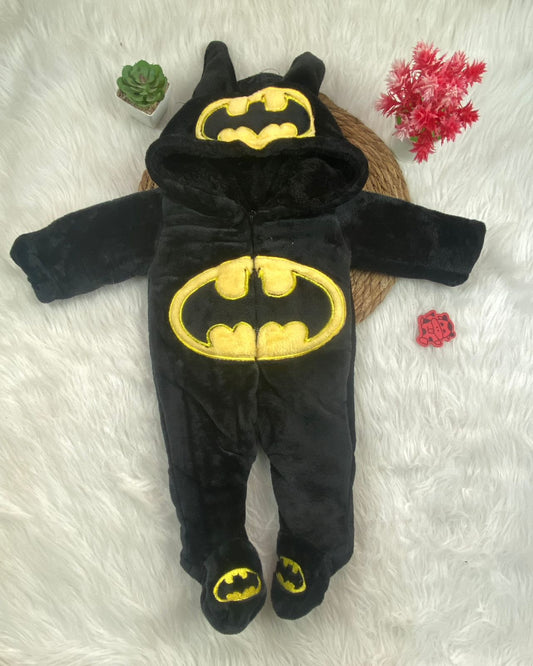 سالوبيت فرو اولادي وبناتي مبطن فرو من الداخل رسمة باتمان ❤️❤️😍