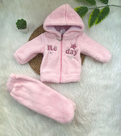 بيجامه فرو بناتي مبطنه من الداخل خامه مريحه رسمة نجمه 😍😍