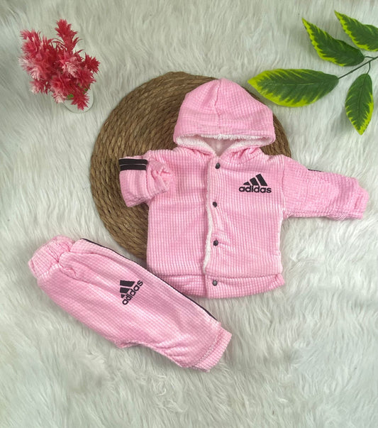 بيجامه قطيفه مبطنه فرو من الداخل اولادي وبناتي adidas ❤️❤️