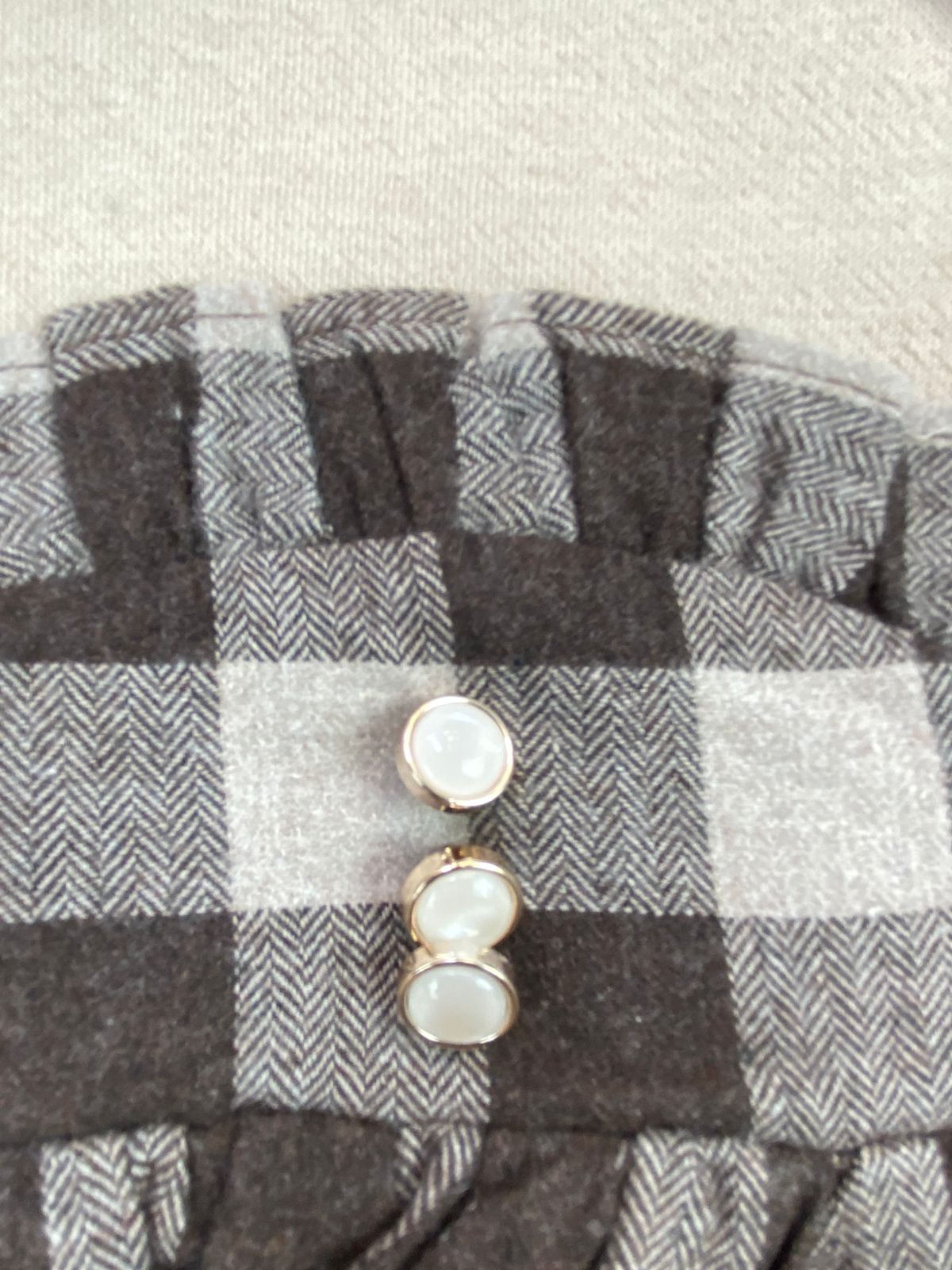 فستان بناتي خامه كتان كاروهات خامه مريحه ❤️❤️