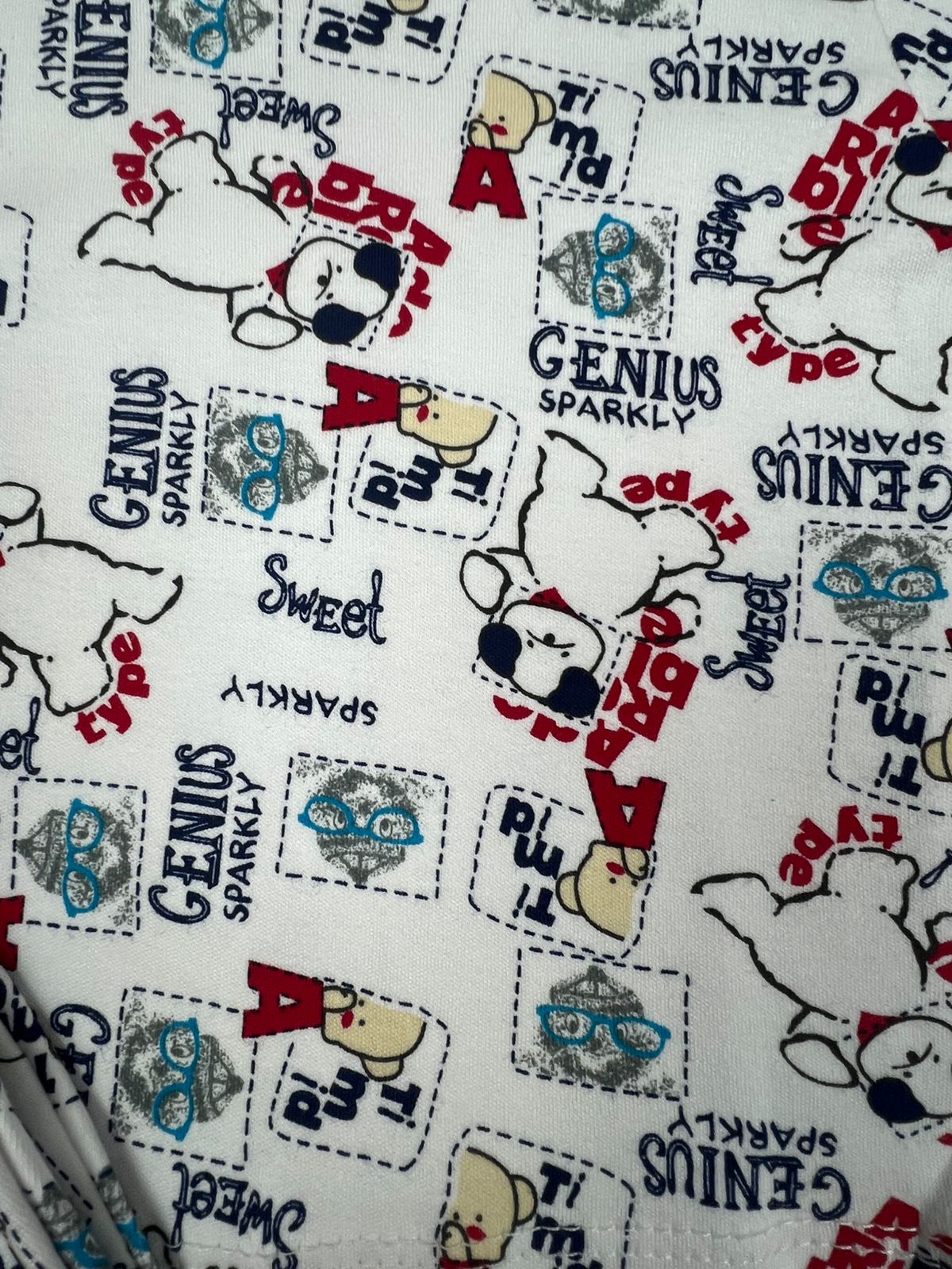 طقم داخلي بكم قطن 100% اولادي مكون من قطعتين 🤍❤️