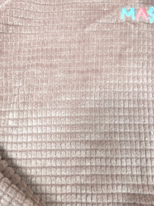 طقم تدفئه اولادي خامه قطيفه ناعمه مبطن من الداخل 12 - 18 شهر 😍💞❤️