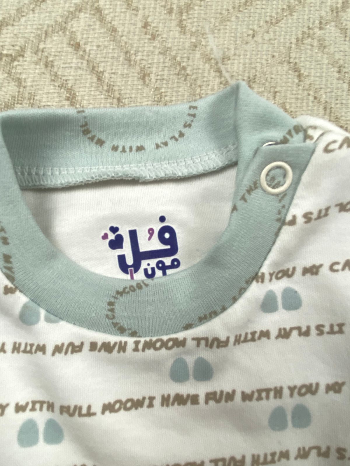 بيجامه خريفي قطن 100 % اولادي وبناتي ماركة فل مون honey bun 😍❤️