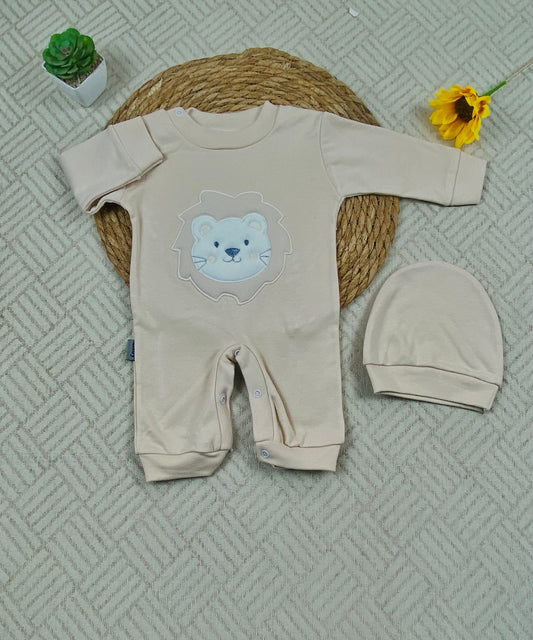 سالوبيت اولادي وبناتي قطن 100% خريفي مكون من قطعتين رسمة دب❤️