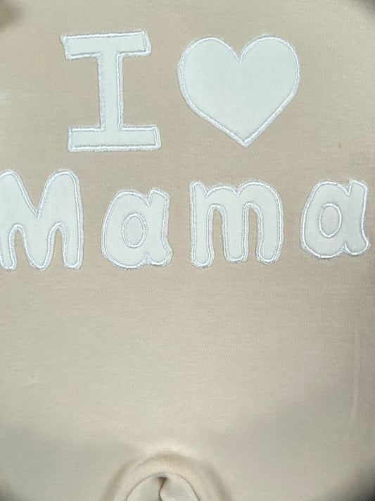سالوبيت اولادي قطن 100% خريفي مكون من قطعتين  i love mama❤️
