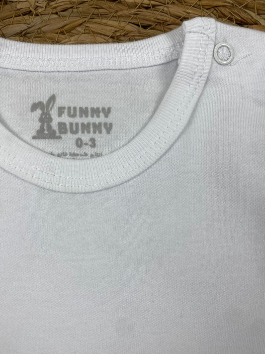 سالوبيت داخلي بكم ابيض اولادي وبناتي قطن 100% ماركة فاني باني 😍😍