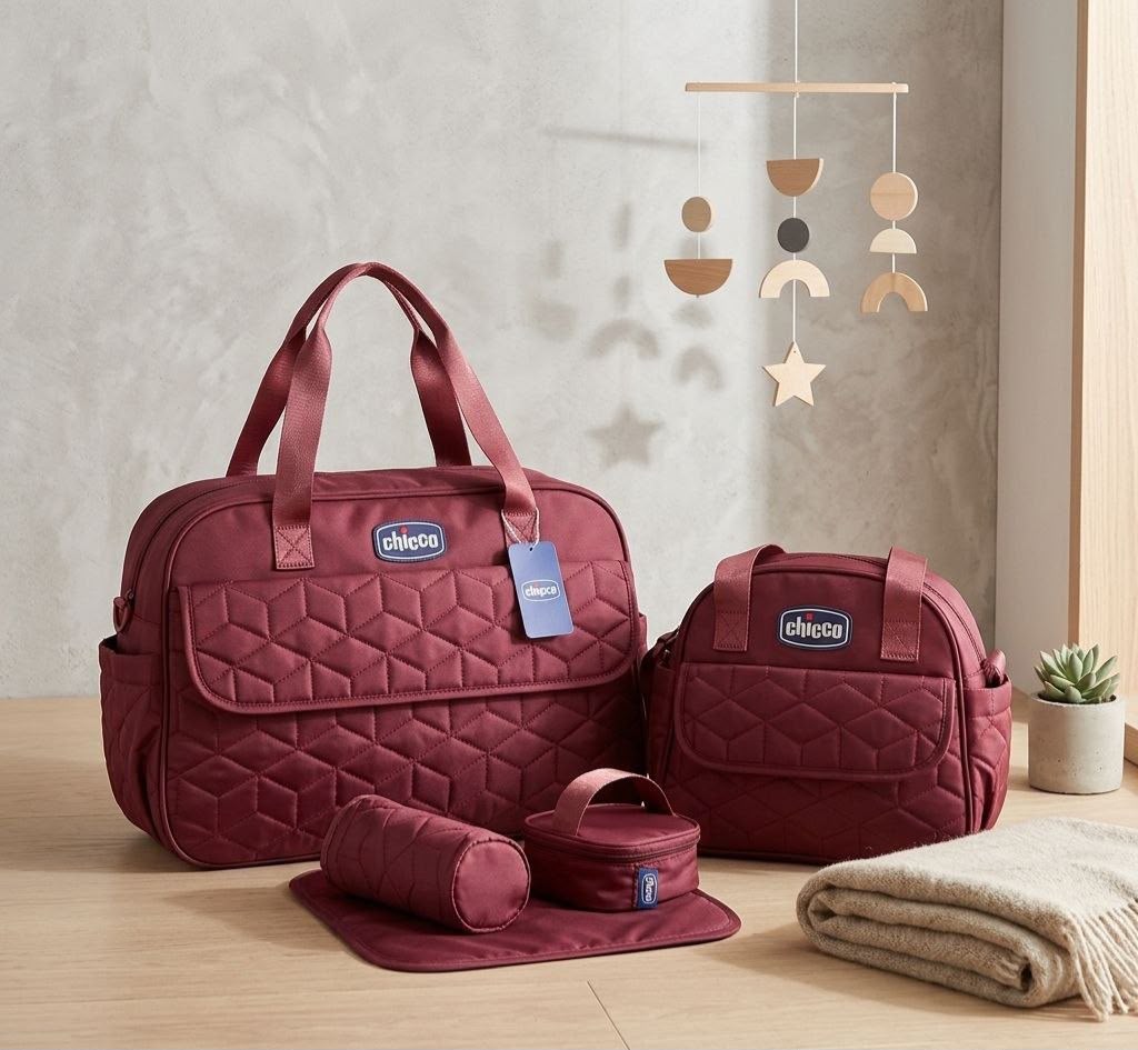 شنطة مستلزمات الأطفال 5 قطع – Chicco😍❤️