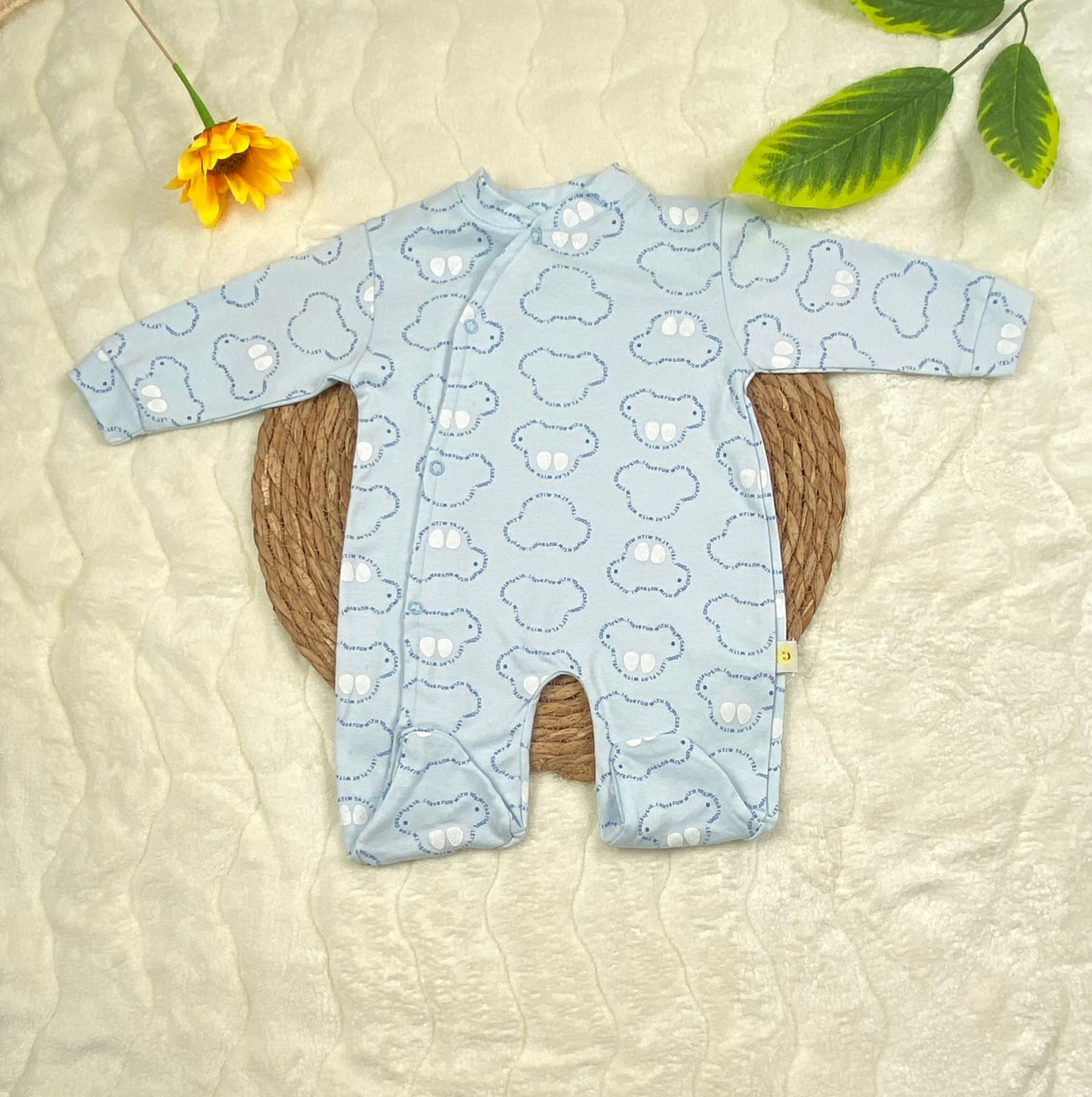 سالوبيت خريفي قطن 100% اولادي رسمة عربيه ماركة صن بيبي🤍🤍