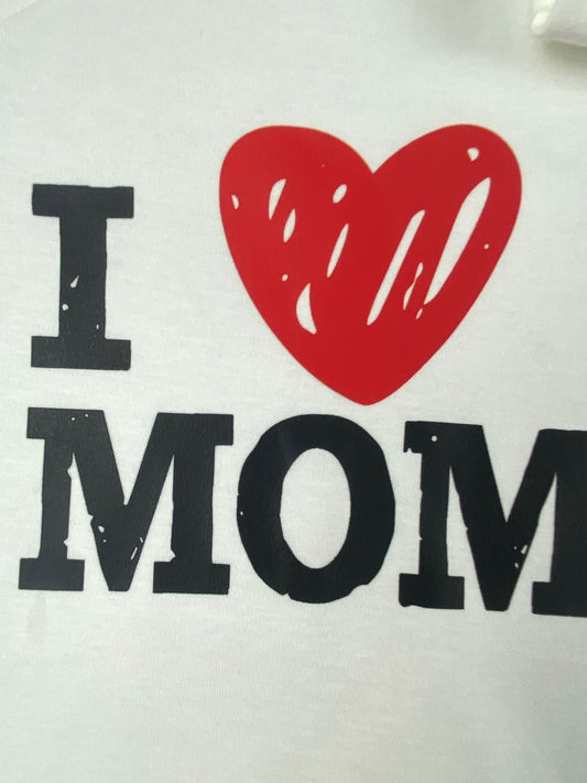 سالوبيت اولادي وبناتي , قطن 100% خريفي i love mom   😍🤍