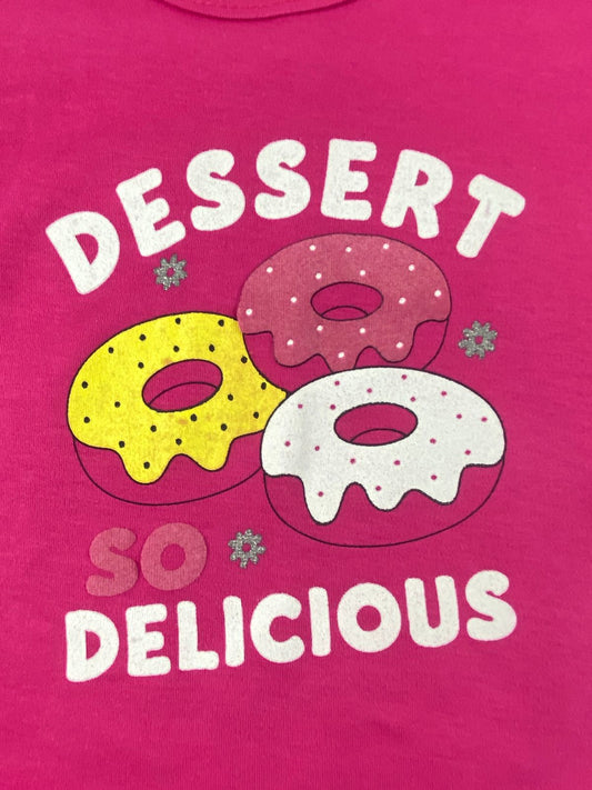 بيجامه صيفي بناتي قطن 100% مكون من قطعتين dessert🤍😍