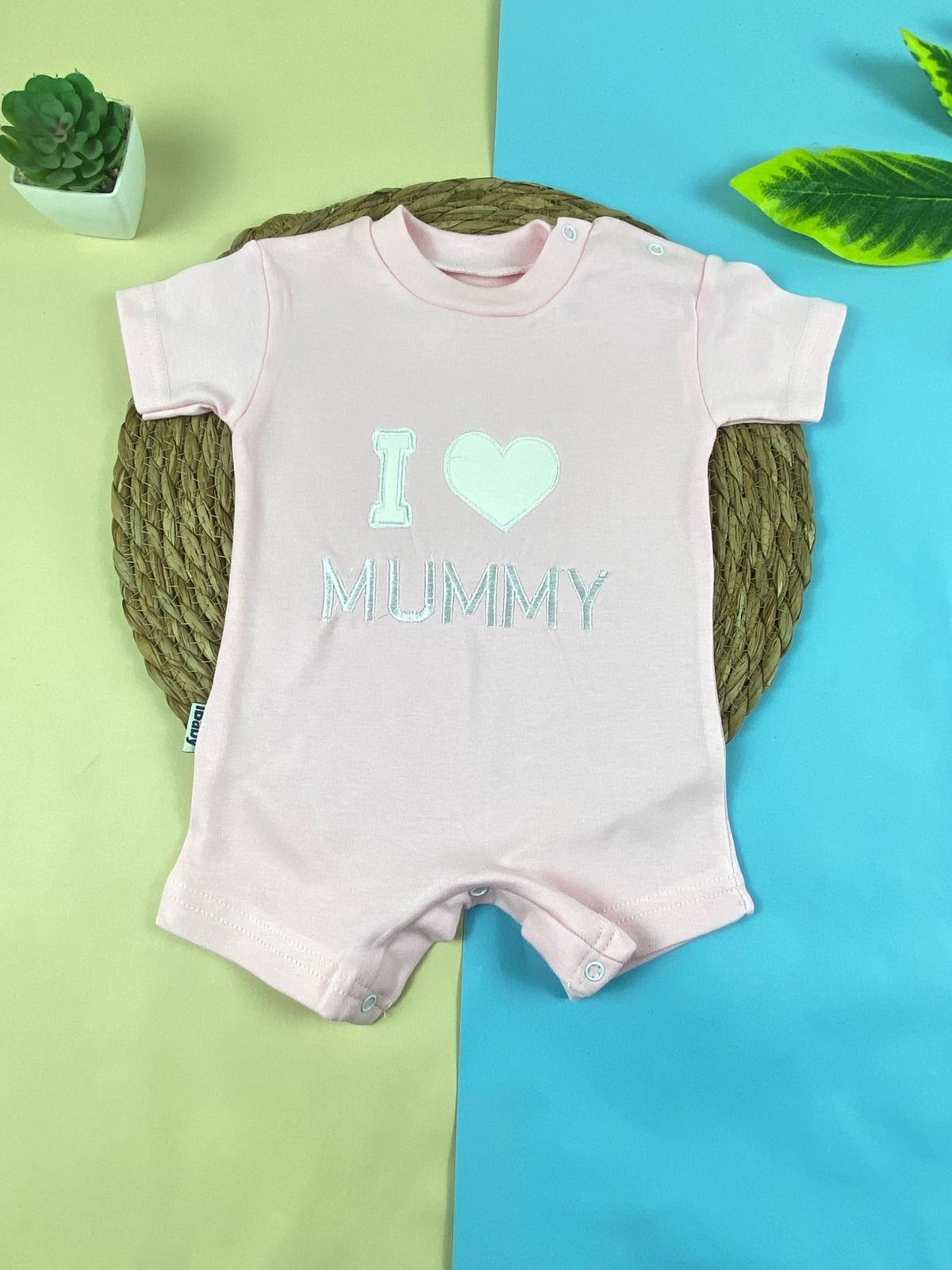 سالوبيت اولادي وبناتي صيفي قطن 100% i love mummy😍