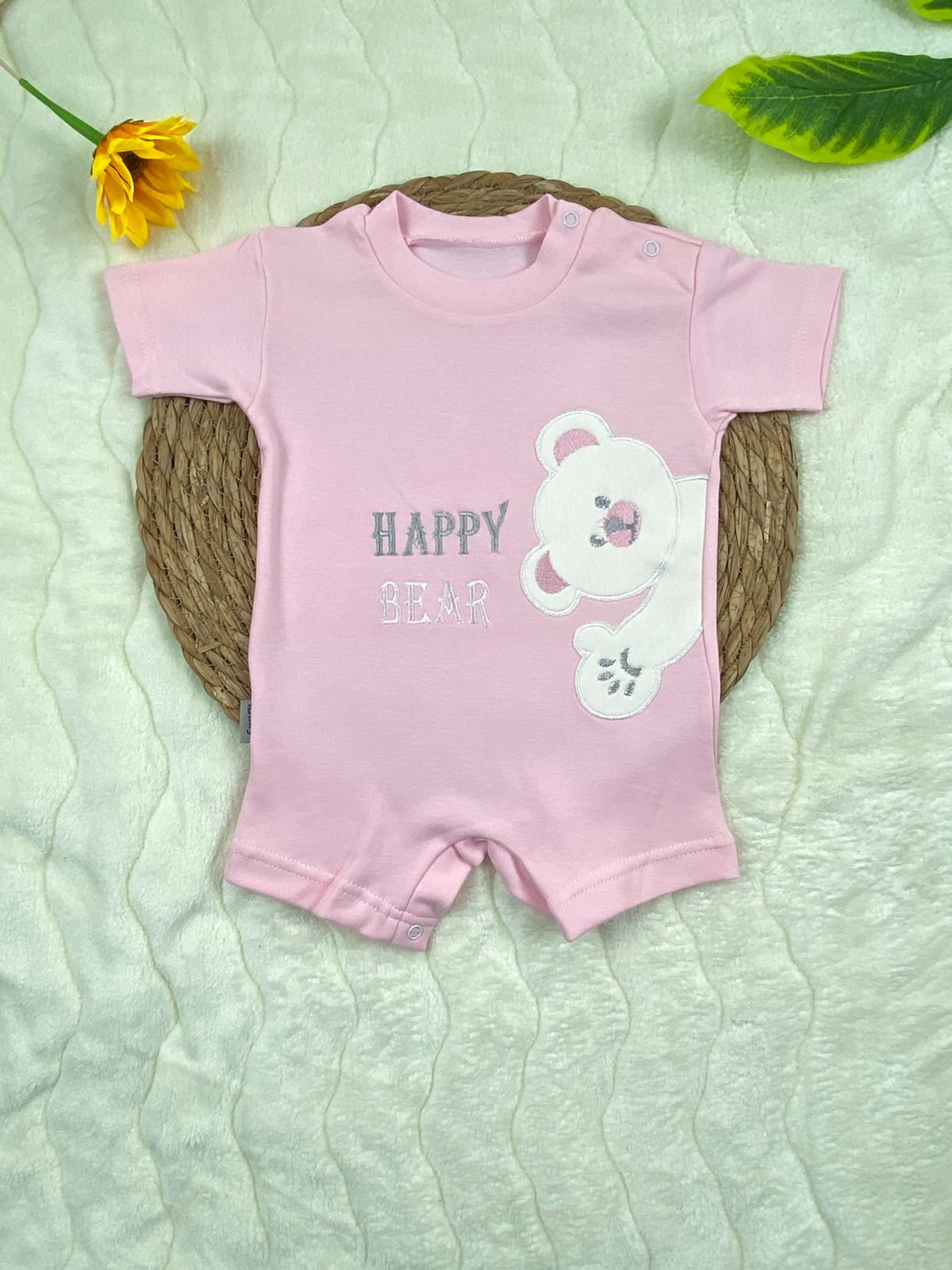 سالوبيت اولادي وبناتي صيفي قطن 100% happy bear😍