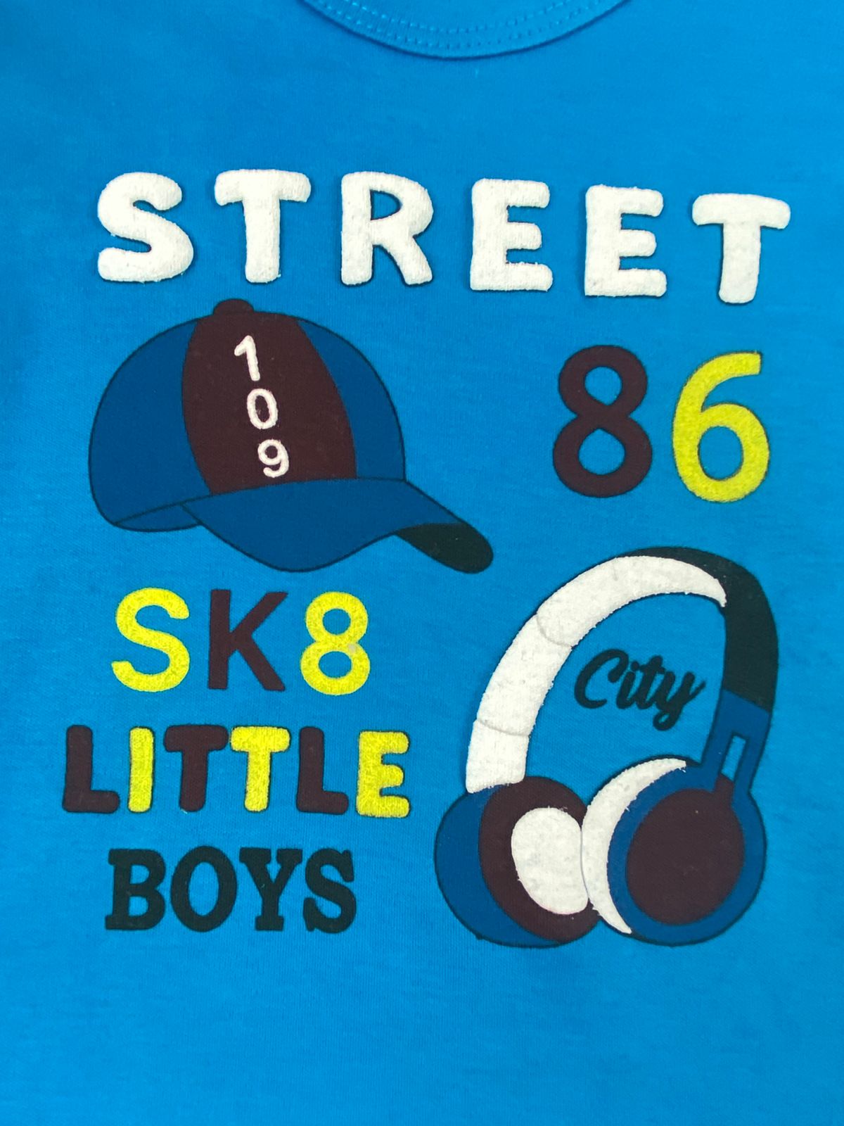 بيجامه اولادي قطن 100% مكون من قطعتين street 🤍😍